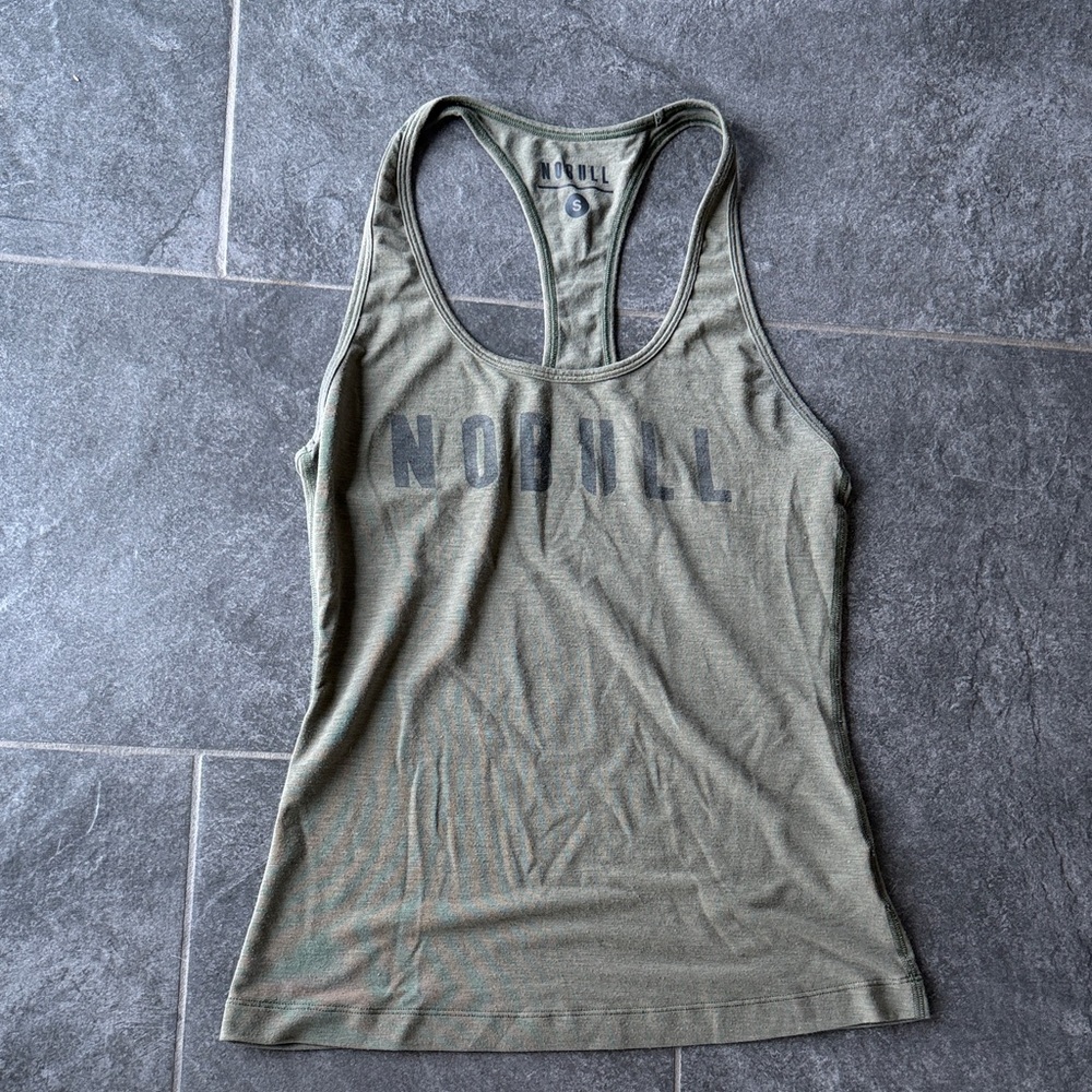 NOBULL Women's Green Racerback Tank Top